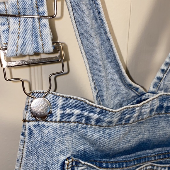 SHEIN Curve 2XL Washout Overalls - Picture 8 of 15